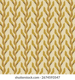 Botanical bliss seamless vector pattern