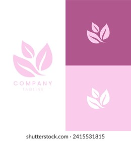 Insignia De Hojas De Estilo Bliss Botánico