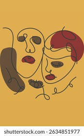 Botánico Boho Minimalista Forma Abstractas Decoración de Arte de Pared