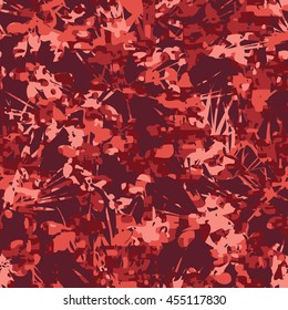 Botanical camouflage pattern seamless background tile