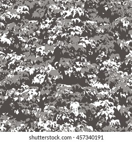 Botanical camouflage pattern seamless background tile