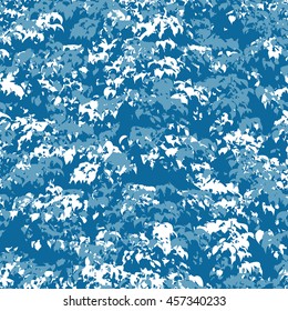 Botanical camouflage pattern seamless background tile