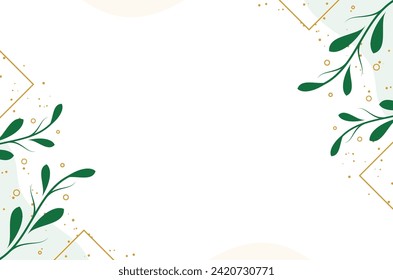 botanical design template background collection