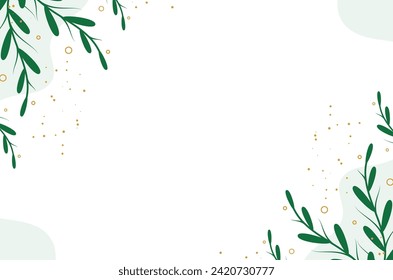 botanical design template background collection