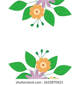 Botanical element. Floral elements, wildflower, leaves and herb, plants, foliage. Vectors for decor, website, wedding card and shop.
