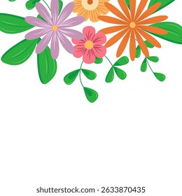 Botanical element. Floral elements, wildflower, leaves and herb, plants, foliage. Vectors for decor, website, wedding card and shop.
