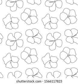 Botanical Floral seamless Pattern in Vector - Suitable for prints, patterns, backgrounds, websites, wallpaper, crafts