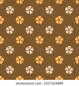 Botánica floral sin patrón. Vector flor repetición textil