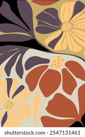 botanical floral vector seamless pattern with roses herbs and leaves big set background with flowers