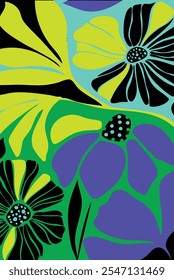 botanical floral vector seamless pattern with roses herbs and leaves big set background with flowers