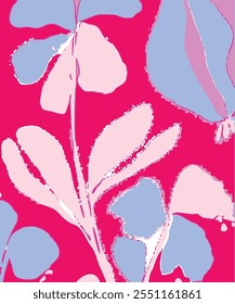 botanical floral vector seamless pattern with roses herbs and leaves big set background with flowers