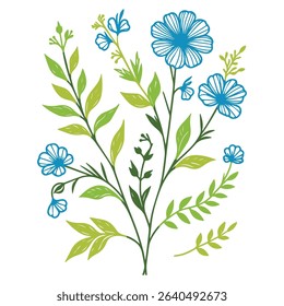 botanical flower art with modern line styling.minimalist floral sketch for printed goods.detailed drawing for wedding and fabric projects

