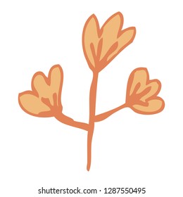Botanical Flower Branch 1