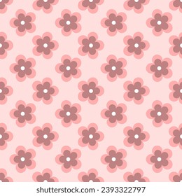 Patrón de flores botánicas. Vector de naturaleza sin foco