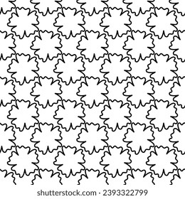 Botanical flower pattern. Seamless nature vector