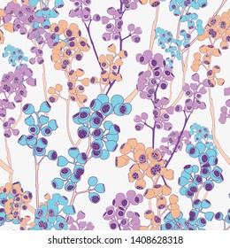 Botanical Forest Seamless Vector Textile