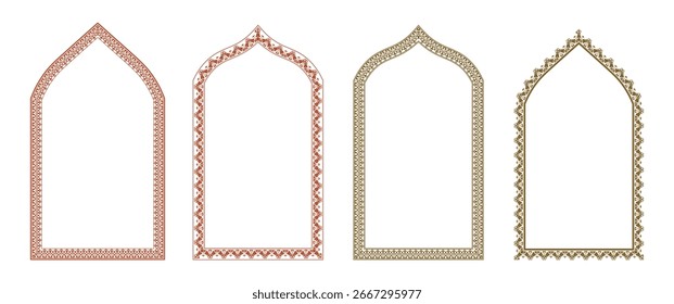 Botanical frame border collection elegant text box design artwork