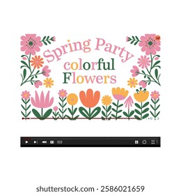 Botanical Garden Poster Template Design