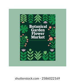 Botanical Garden Poster Template Design