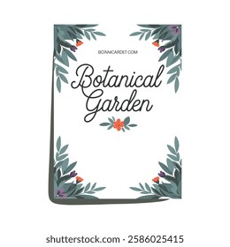 Botanical Garden Poster Template Design