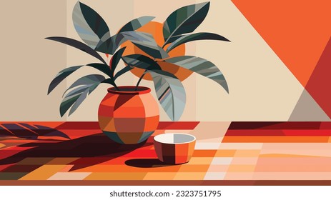 Botanical Geometry: Abstract Minimalism in Fine Art
