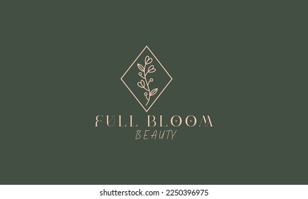 Botanical hand Drawn Logo Design Minimal Floral Hand Drawn Logo design template.