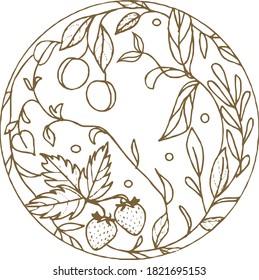 Botanical (hand drawn vector illustration)