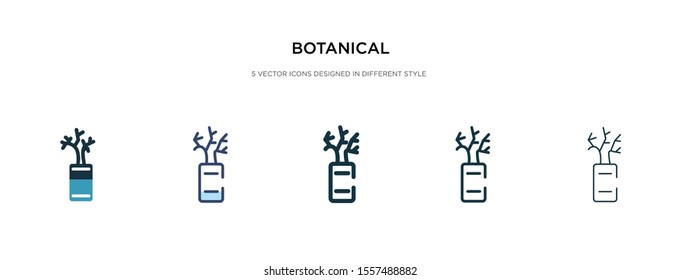 botanical icon in different style vector illustration. two colored and black botanical vector icons designed in filled, outline, line and stroke style can be used for web, mobile, ui