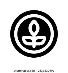 botanisches Symbol. Vektorsymbol für Ihre Website, Ihr Handy, Ihre Präsentation und Ihr Logo-Design.