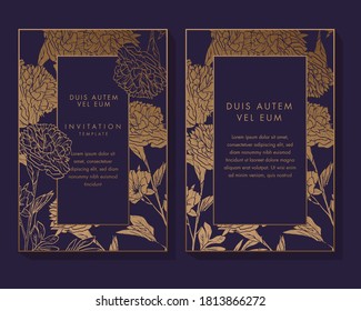 Botanical Illustration Invitation Design Template