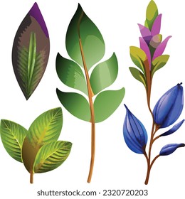 Botanical illustrations%3A Detailed drawings of plants or paintings with water colors.