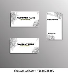 Botanical invitation card template design, minimalist vintage style