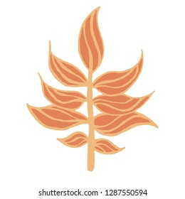 Botanical Leaf Branch 1