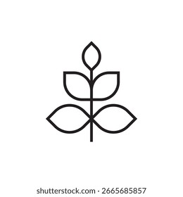 Diseño de hoja botánica para el tema de la Naturaleza
