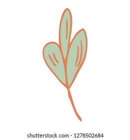 Botanical Leaf Doodle 12