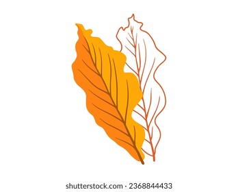 Abstrakte Abstrakte Illustration aus botanischem Leaf