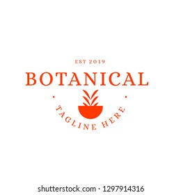 Botanical, Leaf, Natural logo icon design template elements - Vector 