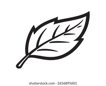 Botanical Leaf Web Banner Clean Vector Design