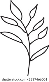 Botanical Lineart Clipart Wildflowers Clipart Floral Line Art Pencil Drawing Herbs Illustrations Minimalist Bouquets Wreath Leaves Flowers
