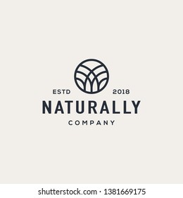 Botanical logo design concept. Universal botanical logo.