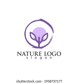 Botanical Logo Stock Illustrations. Nature logo designs.