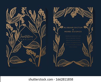 Botanical Luxury Invitation Design Template