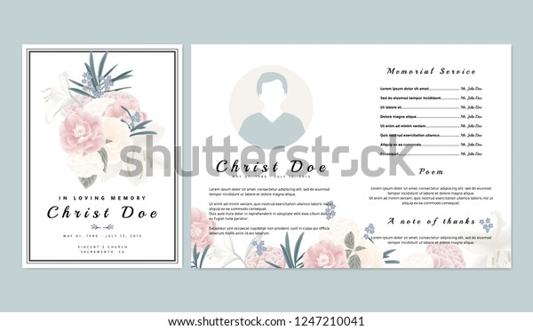 Free Memorial Card Template from image.shutterstock.com