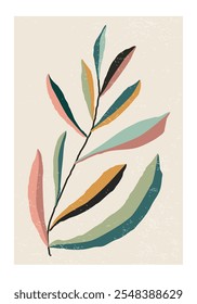 Botanical Minimalist Wall Art Poster