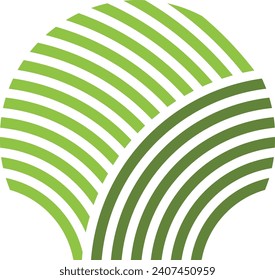 Botanical nature icon set. Modern tree logos. Plant symbols
