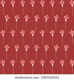 Botanical Pattern with flower motif