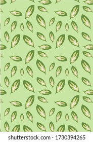Patrón botánico Ilustración Fondo Arte. ilustración botánica. fondo de pantalla botánico. vector botánico. ilustración
