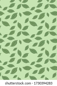 Botanical Pattern Illustration Background Art. seamless pattern. botanical illustration. botanical wallpaper. botanical vector. illustration
