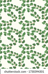 Botanical Pattern Illustration Background Art. seamless pattern. botanical illustration. botanical wallpaper. botanical vector. illustration
