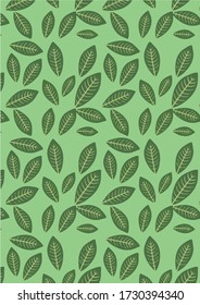 Botanical Pattern Illustration Background Art. seamless pattern. botanical illustration. botanical wallpaper. botanical vector. illustration
